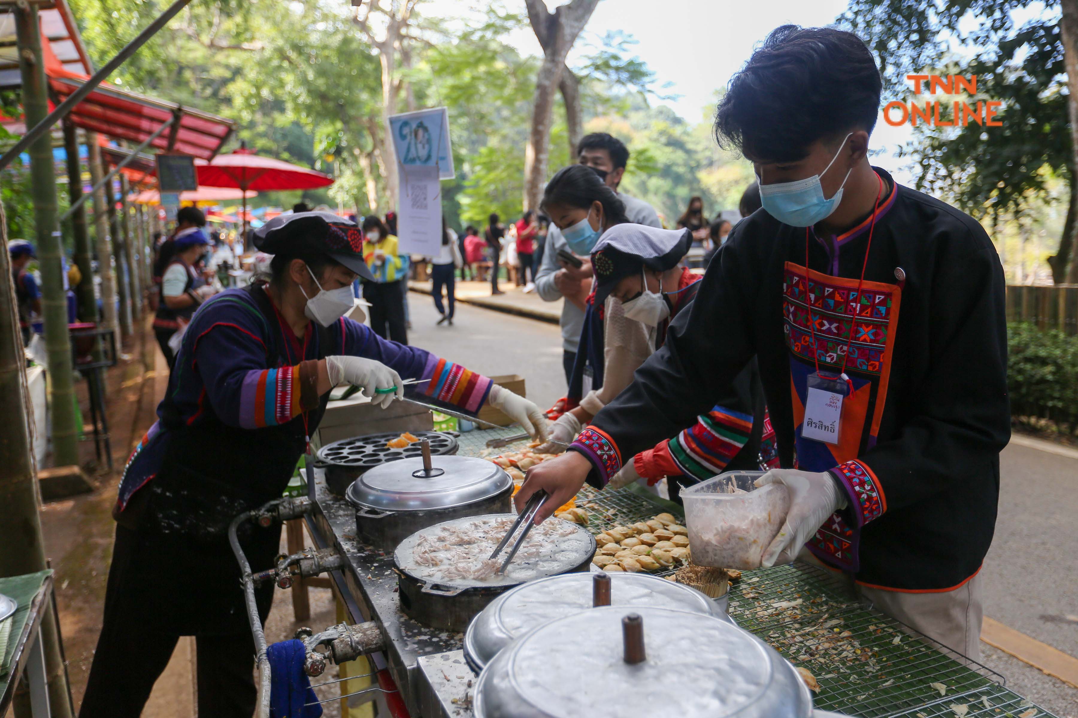 ประมวลภาพ สัมผัสลมหนาวในอ้อมกอดของขุนเขา เที่ยวงาน สีสันแห่งดอยตุง 