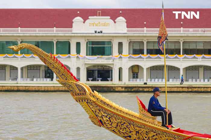 กองทัพเรือเตรียมความพร้อม ผูกทุ่นประกอบกาพย์เห่เรือเฉลิมพระเกียรติในหลวง