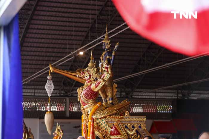 กองทัพเรือจัดพิธีบวงสรวง เรือพระราชพิธี ในพระราชพิธีทรงบำเพ็ญพระราชกุศลถวายผ้าพระกฐินโดยขบวนพยุหยาตราทางชลมารค