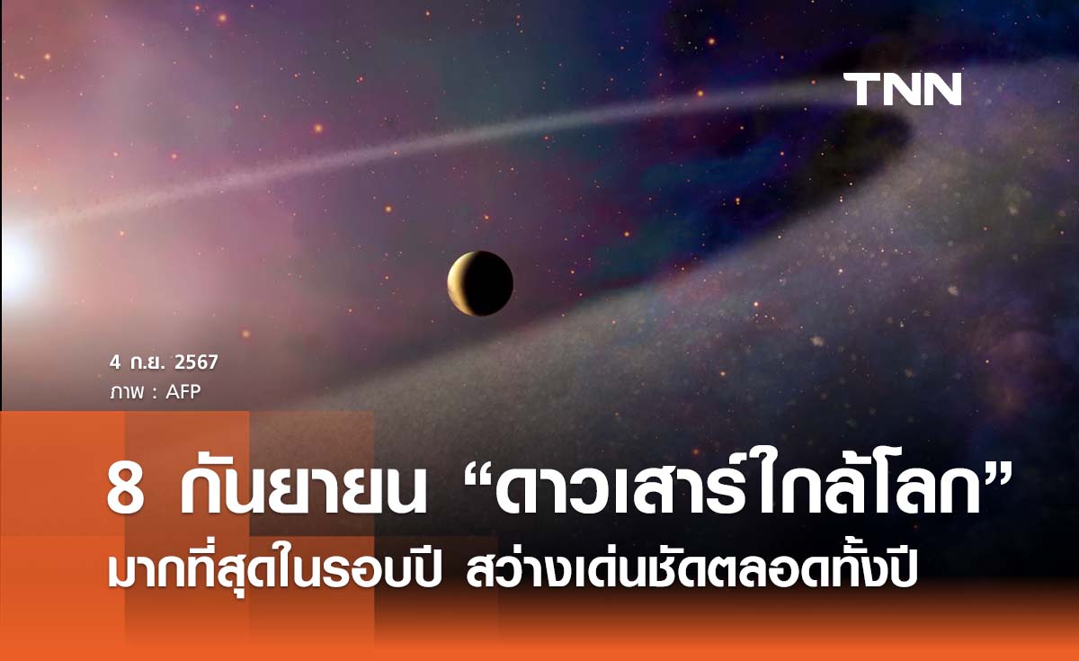 รอชม! ปรากฏการณ์ “ดาวเสาร์ใกล้โลก” มากที่สุดในรอบปี  8 ก.ย. นี้ 