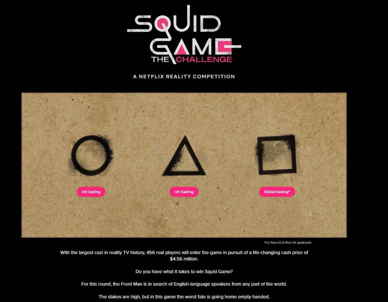 Squid Game: The Challenge เรียลลิตี้การแข่งขันที่นำเกมสุดระทึกจากซีรีส์ยอดฮิตมาแข่งขันชิงเงินรางวัลมหาศาลจริงๆ