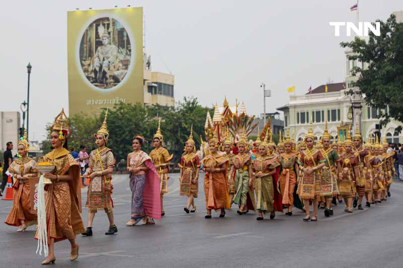 ฉลองเทศกาลสงกรานต์ยิ่งใหญ่ พาเหรดมหาสงกรานต์สะท้อนอัตลักษณ์ซอฟต์พาวเวอร์ไทย