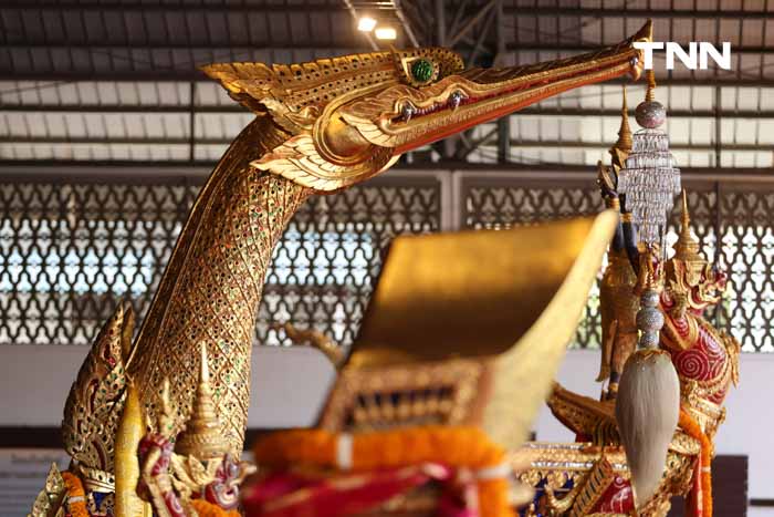 กองทัพเรือจัดพิธีบวงสรวง เรือพระราชพิธี ในพระราชพิธีทรงบำเพ็ญพระราชกุศลถวายผ้าพระกฐินโดยขบวนพยุหยาตราทางชลมารค