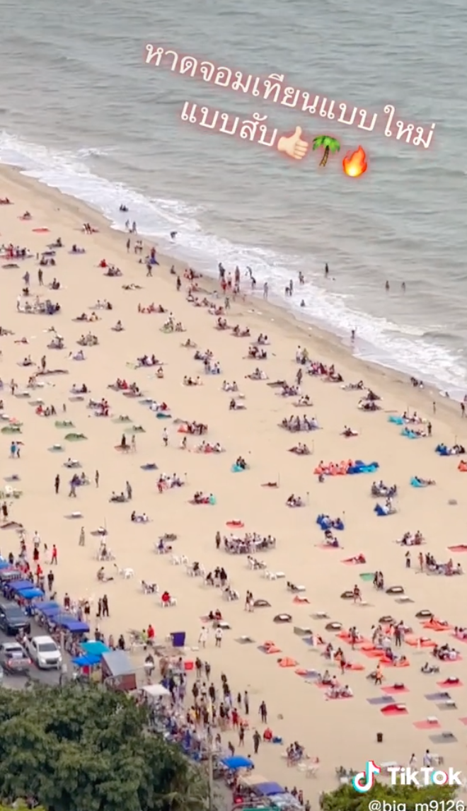 ชาว TikTok ตะลึง! หาดจอมเทียนในวันที่ไร้เตียงผ้าใบ นึกว่าไมอามี่ ชาว TikTok ตะลึง! หาดจอมเทียนในวันที่ไร้เตียงผ้าใบ นึกว่าไมอามี่