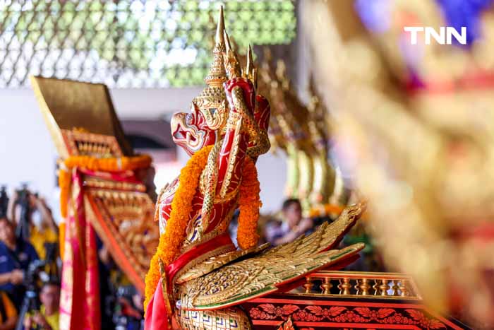 กองทัพเรือจัดพิธีบวงสรวง เรือพระราชพิธี ในพระราชพิธีทรงบำเพ็ญพระราชกุศลถวายผ้าพระกฐินโดยขบวนพยุหยาตราทางชลมารค