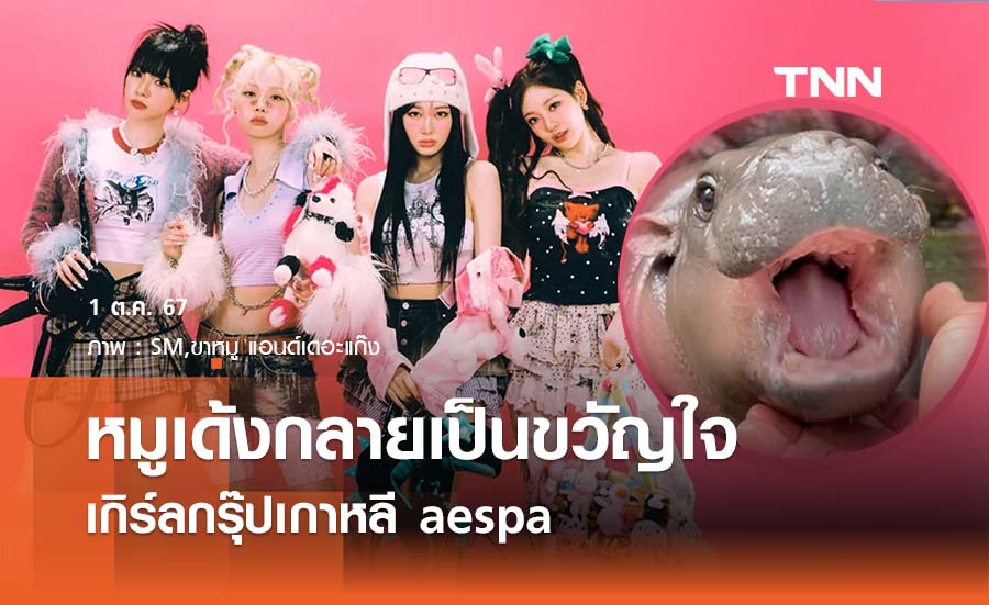 หมูเด้ง กลายเป็นขวัญใจเกิร์ลกรุ๊ปเกาหลี aespa