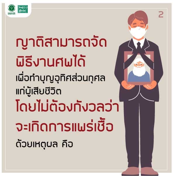 ศพผู้ป่วยโควิด-19 สามารถแพร่เชื้อได้หรือไม่? 