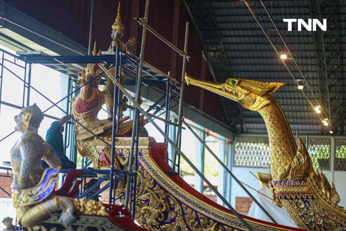 ทัพเรือ เปิดให้ ปชช. เข้าชมเรือพระราชพิธี เตรียมพร้อมขบวนพยุหยาตราทางชลมารค