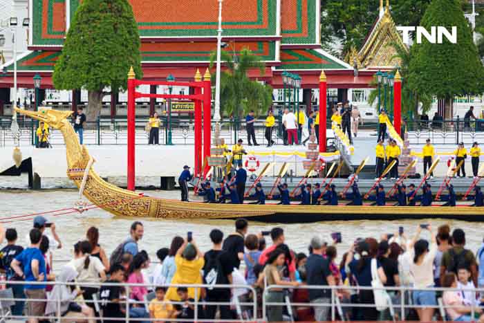 กองทัพเรือเตรียมความพร้อม ผูกทุ่นประกอบกาพย์เห่เรือเฉลิมพระเกียรติในหลวง