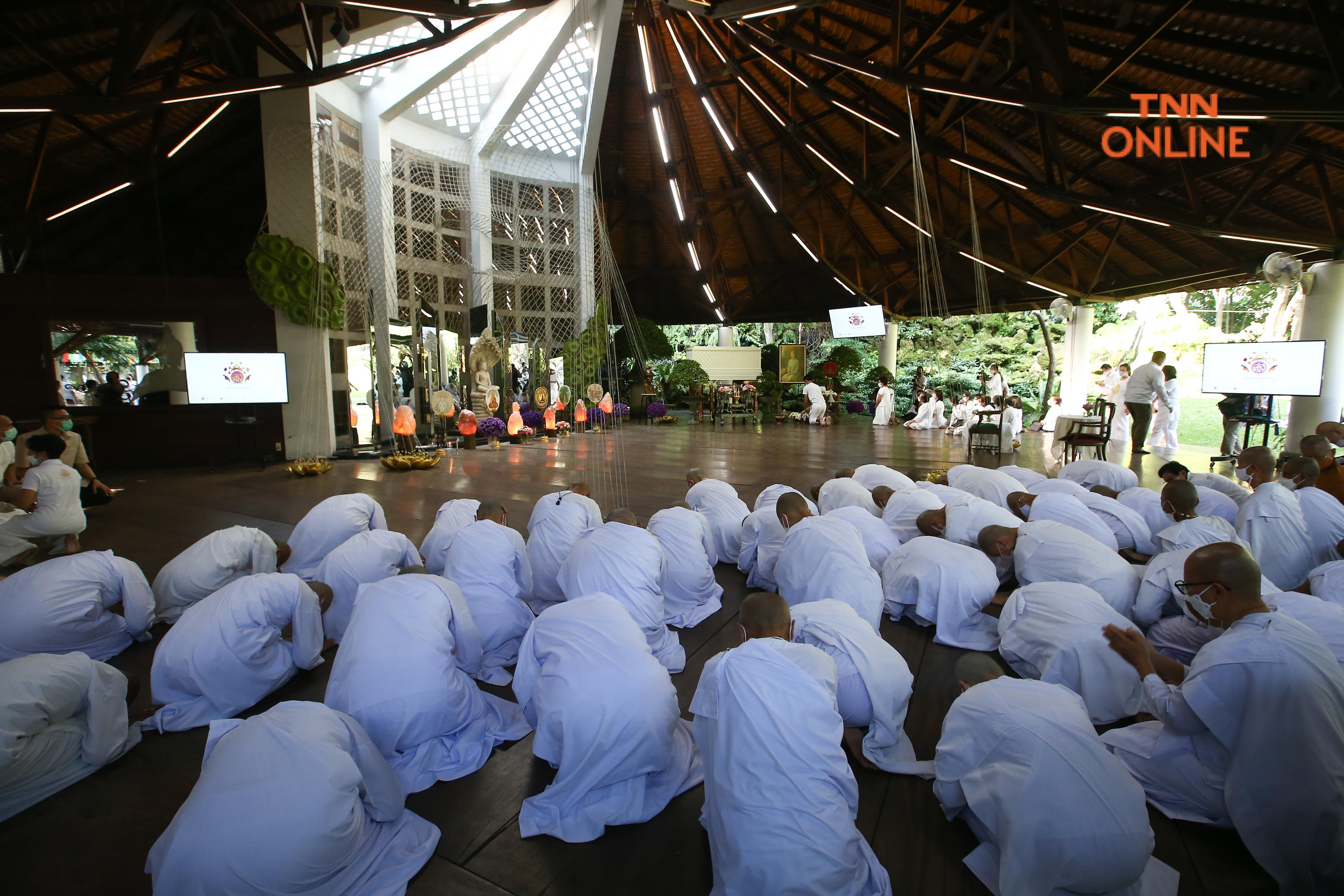 ประมวลภาพ พิธีเคลื่อนขบวนกายสังขาร"แม่ชีศันสนีย์" สู่ธรรมศาลา