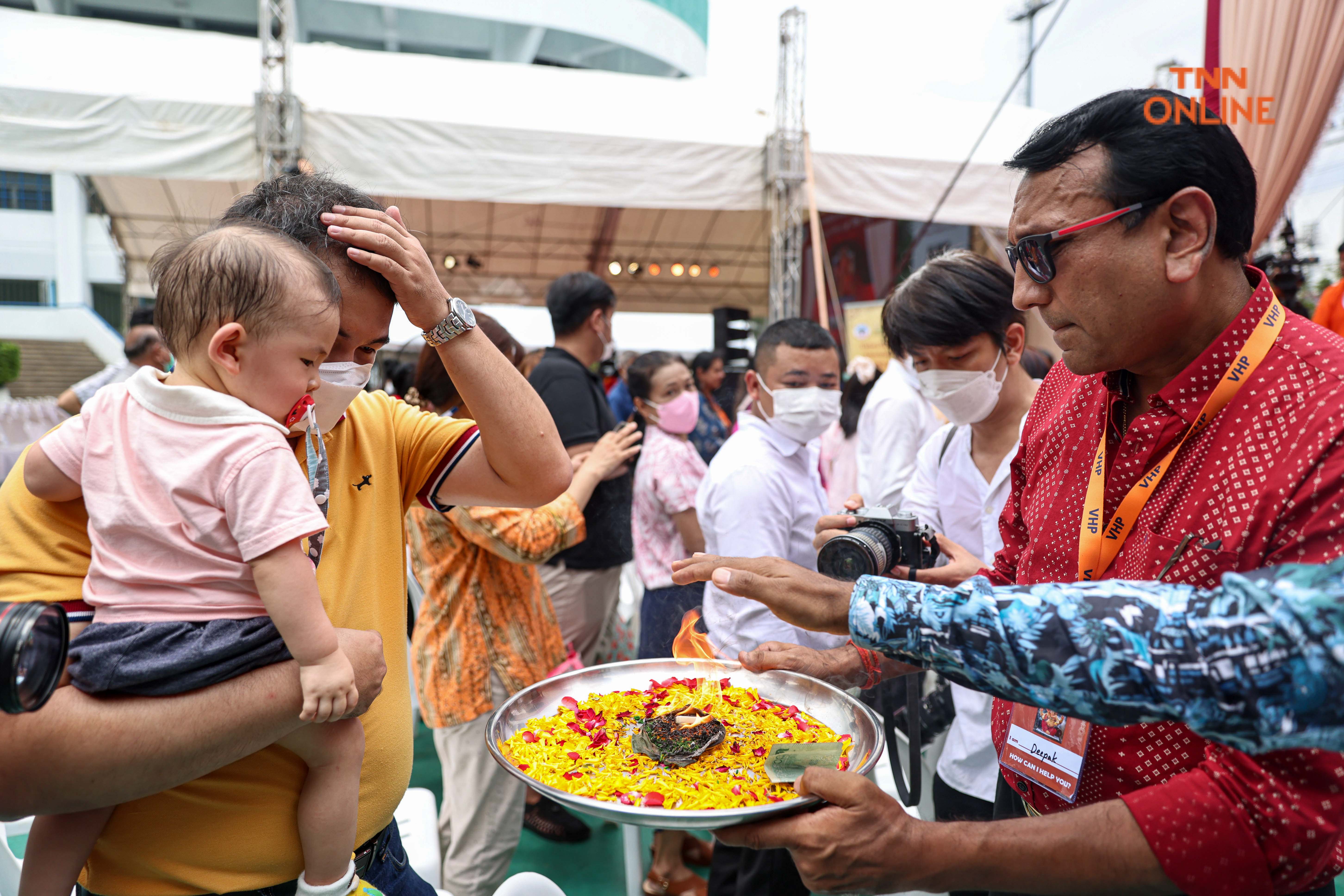 เทศกาล‘คเณศจตุรถี’ ผู้ศรัทธาร่วมฉลองวันประสูติพระพิฆเนศ