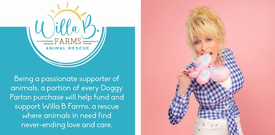 Dolly Parton เปิดแบรนด์ขายสินค้าสำหรับสัตว์น้องหมา  Doggy Parton