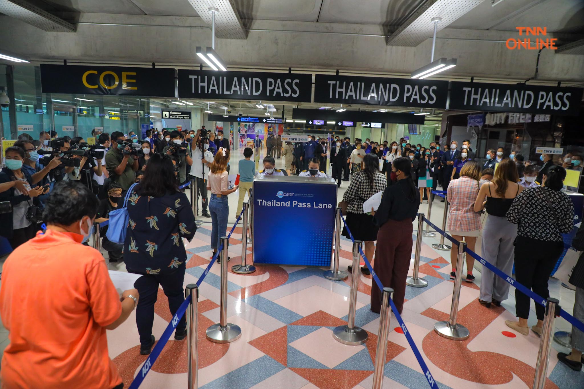 สนามบินซ้อมแผนรับนทท.เตรียมพร้อมเปิดประเทศสัปดาห์หน้า