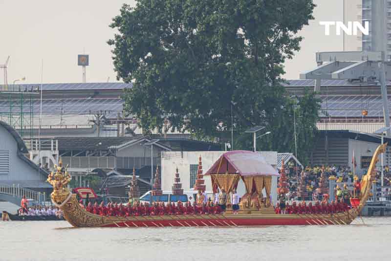 ซ้อมใหญ่เสมือนจริงครั้งแรก ขบวนพยุหยาตราทางชลมารค ในพระราชพิธีเสด็จพระราชดำเนินถวายผ้าพระกฐิน ณ วัดอรุณราชวรารามราชวรวิหาร 