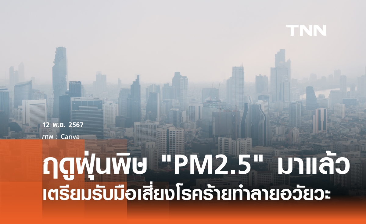 ฝุ่น PM2.5 ภัยร้ายใกล้ตัวทำลายสุขภาพ