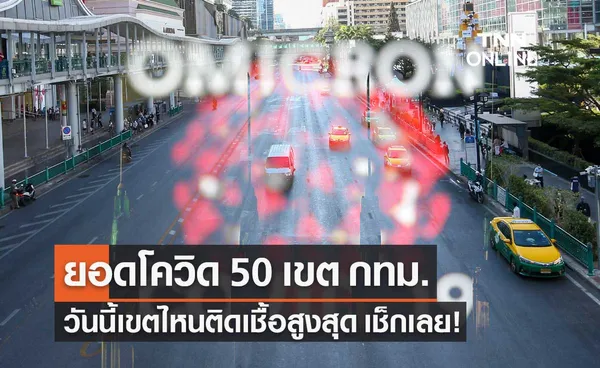 กทม.เปิดยอดป่วยโควิด 50 เขต วันนี้เขตไหนติดเชื้อสูงสุด เช็กเลย!