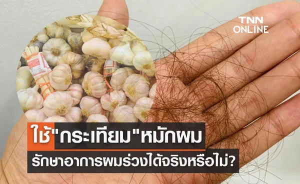 ไขข้อสงสัยใช้ กระเทียม หมักผมรักษาอาการผมร่วงได้จริงหรือไม่?