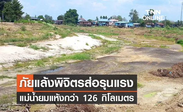 ภัยแล้งพิจิตรส่อรุนแรง แม่น้ำยมแห้งกว่า 126 กิโลเมตร 