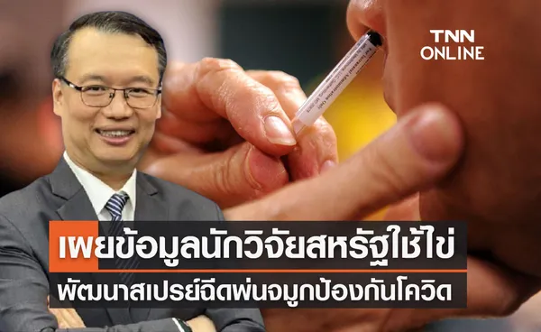 ดร.อนันต์เผยนักวิจัยใช้ไข่ไก่สร้างแอนติบอดีพัฒนา “สเปรย์พ่นจมูกป้องกันโควิด”