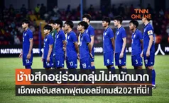 ผลจับสลากแบ่งสายของฟุตบอลทีมชาติไทยในศึกซีเกมส์2021