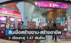 คนแห่กู้สินเชื่อสร้างงาน-สร้างอาชีพ 3 เดือนทะลุ 1.47 พันล้าน