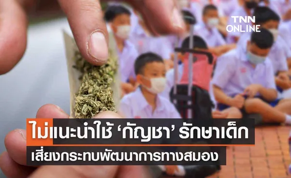 ราชวิทยาลัยกุมารแพทย์ฯ ไม่แนะนำใช้กัญชารักษาอาการป่วยเด็ก-วัยรุ่น