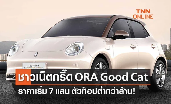 ชาวเน็ตกรี๊ดราคา ORA Good Cat เริ่ม 7 แสน!  ตัวท็อปต่ำกว่าล้าน 