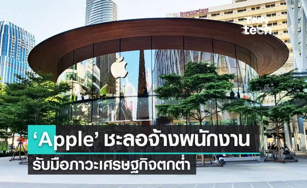 แอปเปิล (Apple) ประกาศแผนชะลอจ้างงานปีหน้า รับมือภาวะเศรษฐกิจตกต่ำ