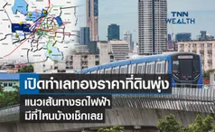 เปิดทำเลทองราคาที่ดินพุ่งแนวเส้นทางรถไฟฟ้ามีที่ไหนบ้างเช็กเลย