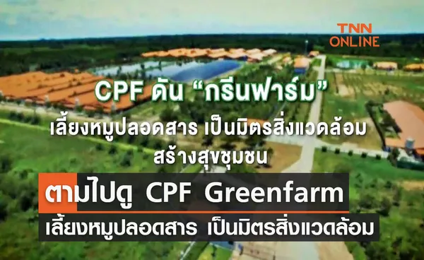 ตามไปดู CPF Greenfarm เลี้ยงหมูปลอดสาร เป็นมิตรสิ่งแวดล้อม