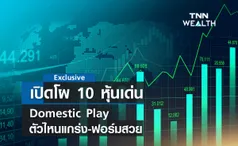 เปิดโผ 10 หุ้นเด่น Domestic Play  ตัวไหนแกร่ง-ฟอร์มสวย