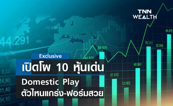 เปิดโผ 10 หุ้นเด่น Domestic Play  ตัวไหนแกร่ง-ฟอร์มสวย