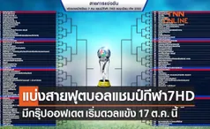 'ฟุตบอลแชมป์กีฬา7HDแชมเปียนคัพ2022' จับสลากแบ่งสายแล้ว เริ่มแข่งขัน 17 ต.ค. นี้