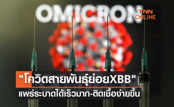 จับตา โควิดสายพันธุ์ย่อย XBB แพร่ระบาดได้เร็วมาก-ติดเชื้อง่ายขึ้น