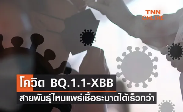 โควิด BQ.1.1-XBB ไวรัสสายพันธุ์ไหนแพร่เชื้อระบาดได้เร็วกว่า