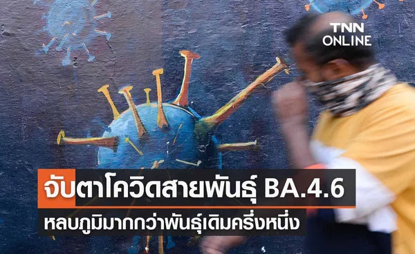 ไทยจับตาโควิดสายพันธุ์ BA.4.6 พบหลบภูมิมากขึ้น 