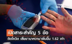 หมอธีระ เปิดผลวิจัยติดโควิด เสี่ยงเป็นเบาหวานเพิ่มขึ้นราว 1.62 เท่า