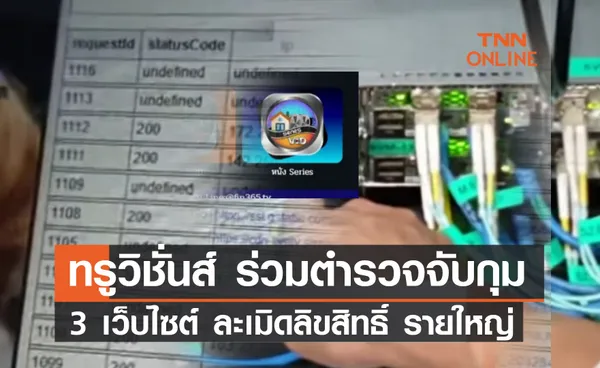 ทรู วิชั่นส์ ร่วมมือตำรวจจับกุม 3 เว็บไซต์ละเมิดลิขสิทธิ์รายใหญ่