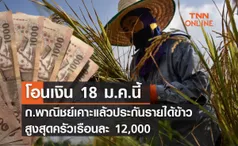 โอนเงิน 18 ม.ค. ก.พาณิชย์เคาะแล้วประกันรายได้ข้าว