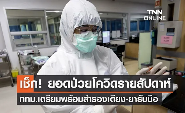 กทม.เตรียมพร้อมสำรองเตียง-ยารับมือโควิดพุ่ง เช็กยอดป่วยรายสัปดาห์ได้ที่นี่!