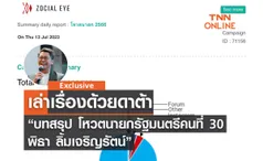 เล่าเรื่องด้วยดาต้า (DATA Journalism)  “บทสรุป โหวตนายกรัฐมนตรีคนที่ 30 พิธา ลิ้มเจริญรัตน์”