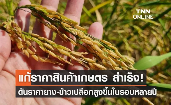 ร.อ.ธรรมนัส แก้ราคาสินค้าเกษตร 4 เดือนบรรลุผลสำเร็จ สูงขึ้นในรอบหลายปี