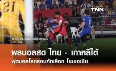 ผลบอลสด ไทย-เกาหลีใต้ นัดที่ 4 ฟุตบอลโลกรอบคัดเลือก โซนเอเชีย