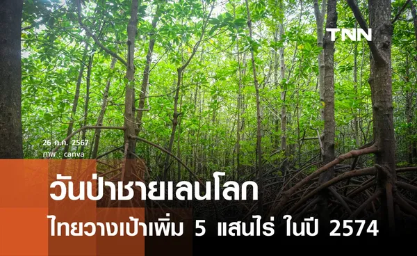 วันป่าชายเลนโลก ไทยวางเป้าเพิ่ม 5 แสนไร่ ในปี 2574 