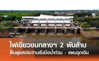 ครม. ไฟเขียวงบกลางฯ 2 พันล้าน ฟื้นฟูชลประทานรับมือน้ำท่วม