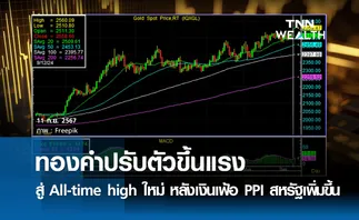 ทองคำปรับตัวขึ้นแรงสู่ All-time high ใหม่ หลังเงินเฟ้อ PPI สหรัฐเพิ่มขึ้น