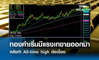 ทองคำเริ่มมีแรงเทขายออกมา หลังทำ All-time high ต่อเนื่อง 