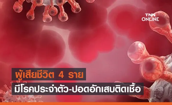 ไทม์ไลน์ผู้เสียชีวิต 4 รายจากโควิด มีโรคประจำตัว-ปอดอักเสบติดเชื้อรุนแรง 