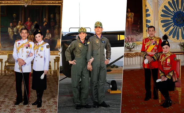 ‘ในหลวง ร. 10’ พระราชทานพระบรมฉายาลักษณ์คู่ ‘พระราชินี’ 8 พระรูป