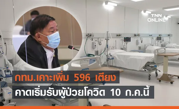 โควิดพ่นพิษหนัก! กทม.เคาะเพิ่มเตียงกลุ่ม เหลือง-แดง 596 เตียง 